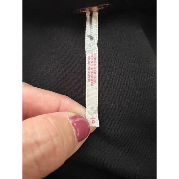 Free People Black Cowl Neck Sleeveless Crop Top - Picture 4 of 8